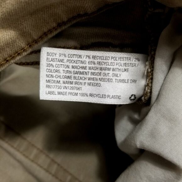 Goodfellow Co Jeans Mens 40×32 Brown Slim Straight Total Flex Medium Wash Denim - Picture 10 of 13